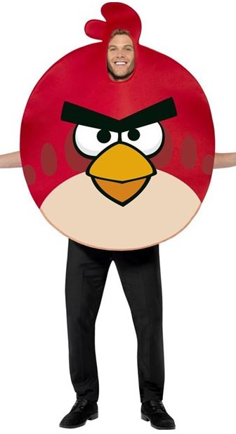 verhuur - carnaval - Strip-Filmfiguren - Angry bird rood